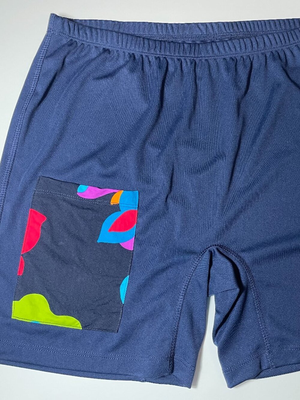 Tribal Sport Women’s Navy Athletic Shorts Size Medium Polyester Activewear